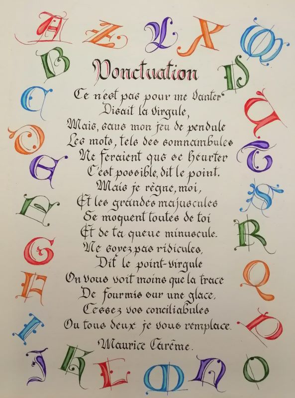 ponctuation reduit