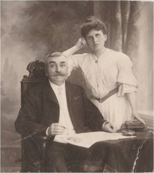 1910 Vautrin Alexis et Anna Coll Michel Segond.jpg