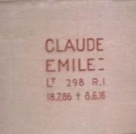 N°19 inscription Emile Claude.JPG