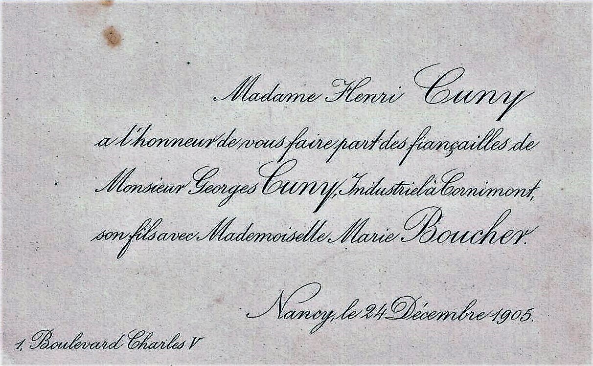 1905-12-24 faire-part fiançailles Georges Cuny et Marie Boucher (V0108).jpg