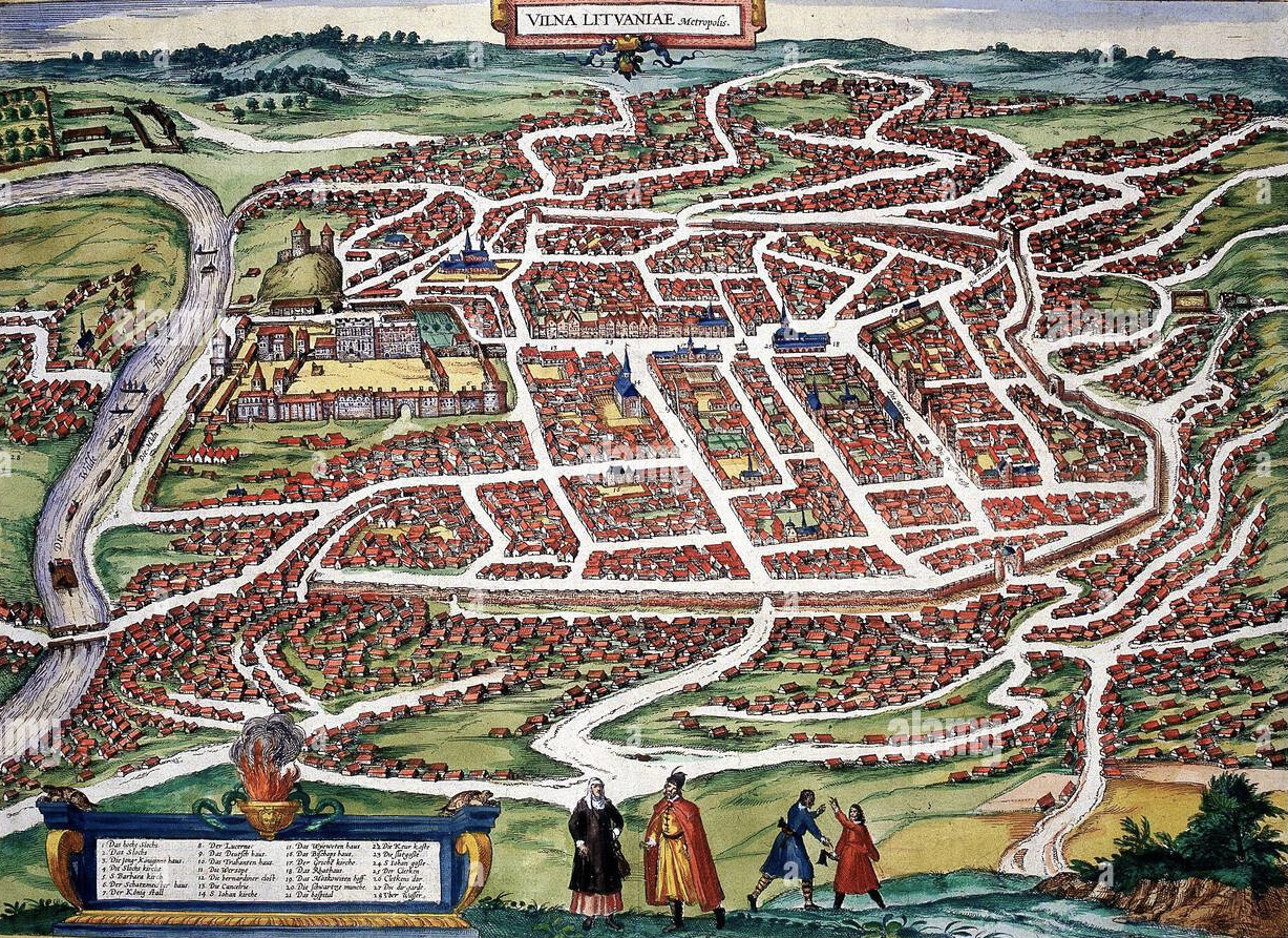 16th-century-carte-de-vilnius-lituanie-vilna-lituaniae-metropole-2m9cwxk