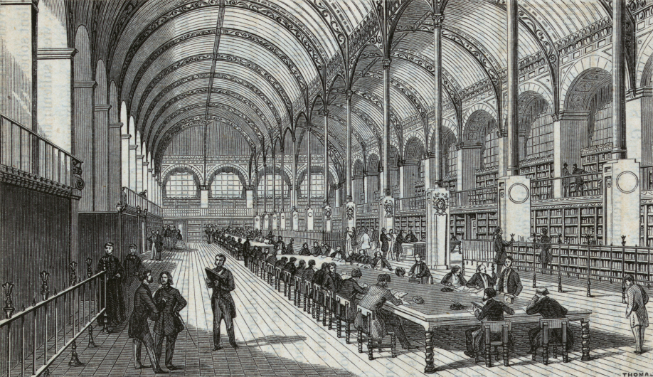 Bibliothèque_Sainte-Geneviève_1859