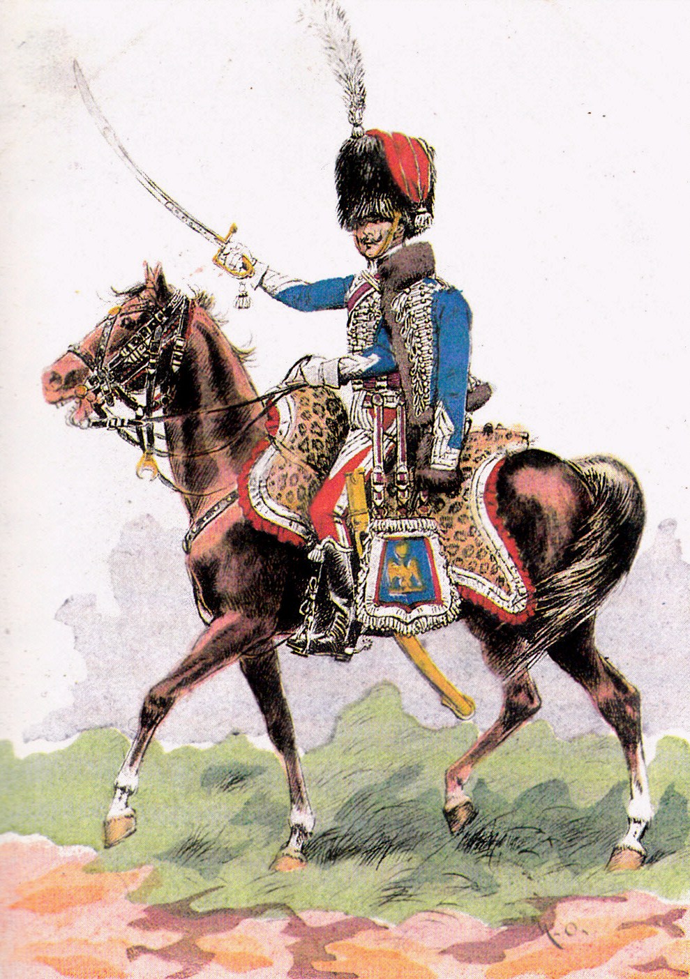 Chef_d\\\'escadron_du_1er_régiment_de_hussards,_1810