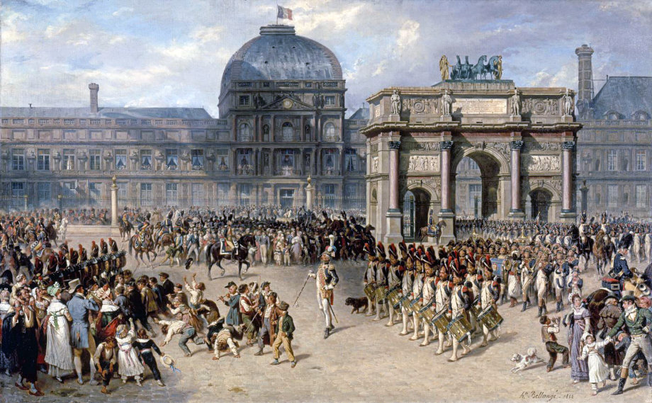 Hippolyte_Bellangé_-_Un_jour_de_revue_sous_l’Empire_-_1810