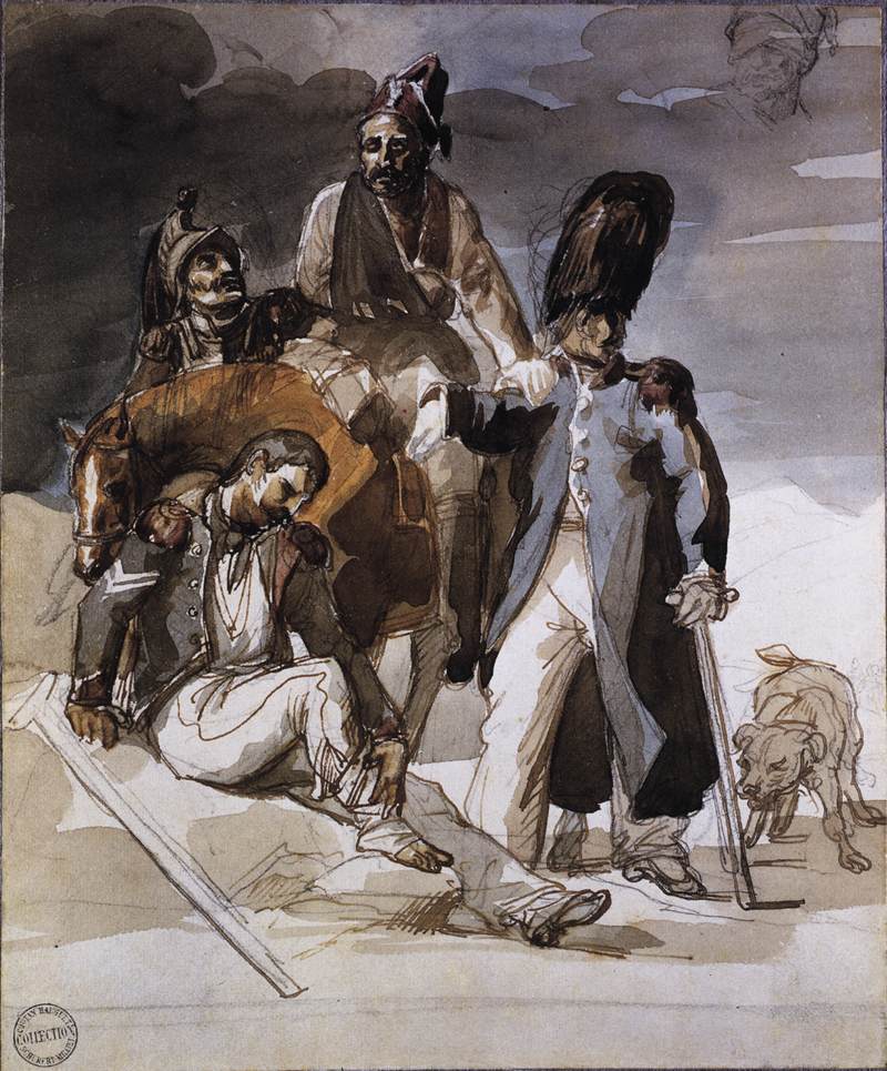 Théodore_Géricault_-_Wounded_Soldiers_Retrating_from_Russia_-_WGA08642