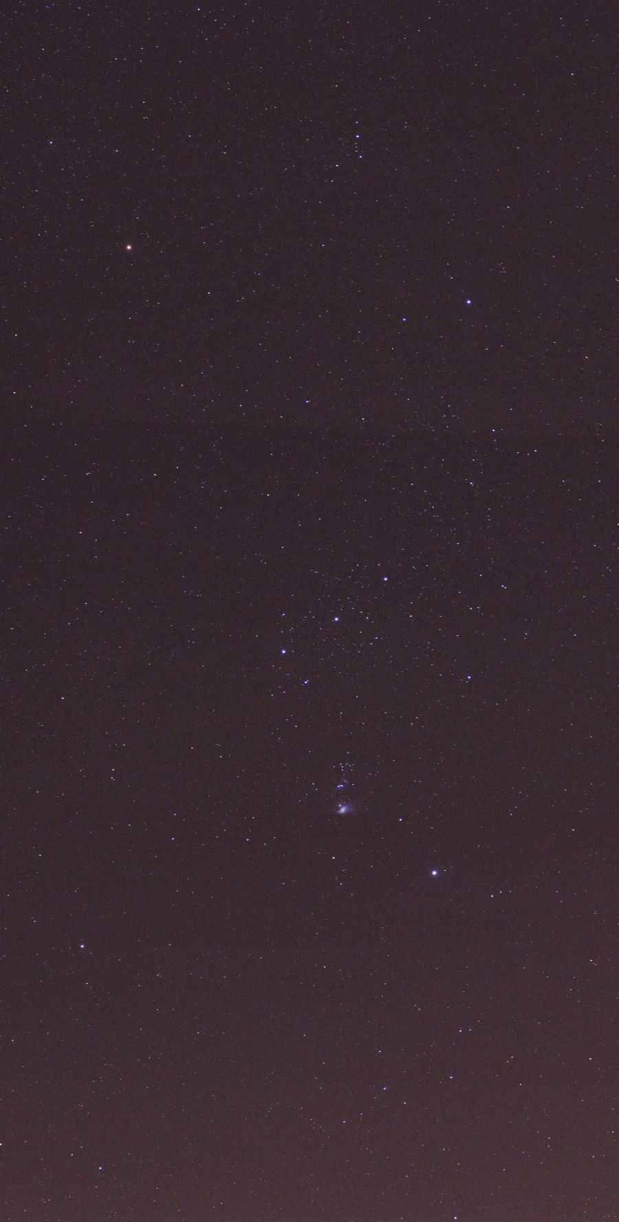 Orion en complet (assemblage photostitch)