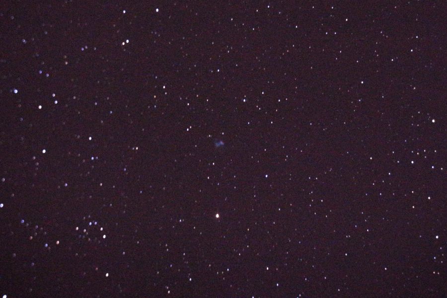 M76 dans persée, nébuleuse double