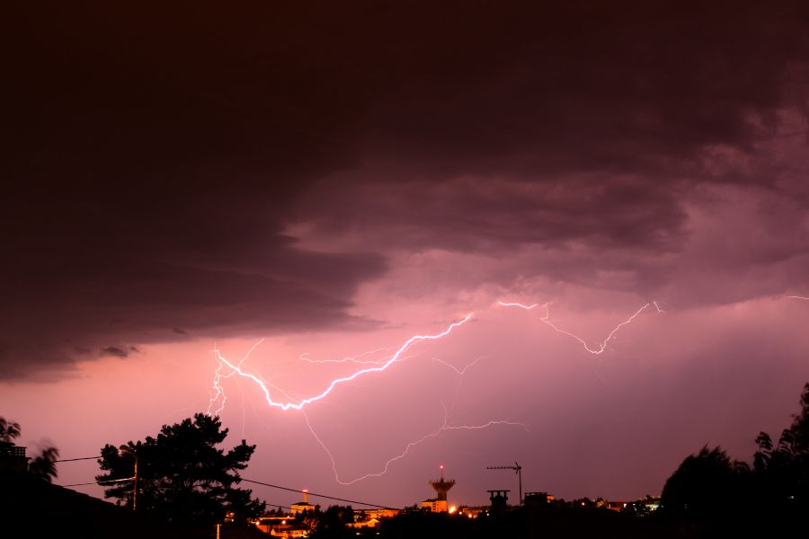 Orage du 7 août et ses éclairs