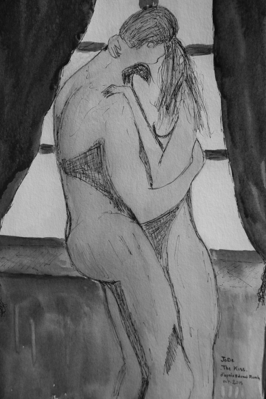 The Kiss d'après Munch.JPG