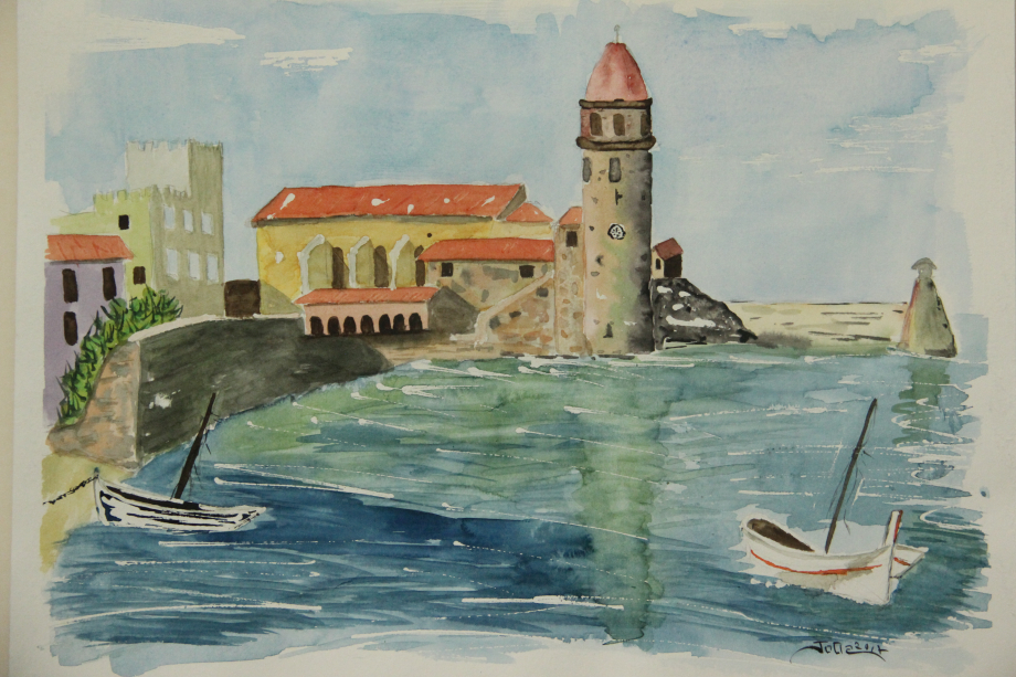 Collioure peind en 2015 offert à Corinne en Déc. 2017.JPG