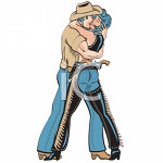 2860_cowboy_and_cowgirl_kissing_on_the_lips_-_retro_style.jpg