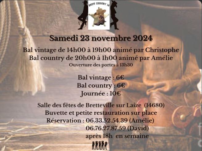 Bal Breteville sur Laize 13-11-24