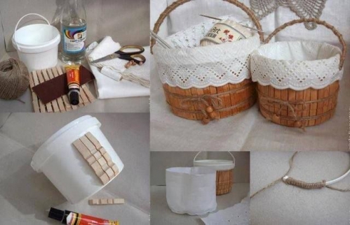 DIY décorer et organiser avec des pinces à linge