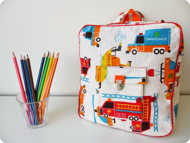 diy un sac à dos maternelle