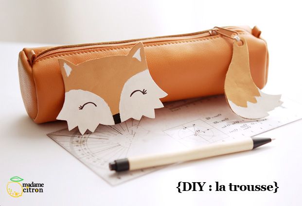 diy une trousse renard