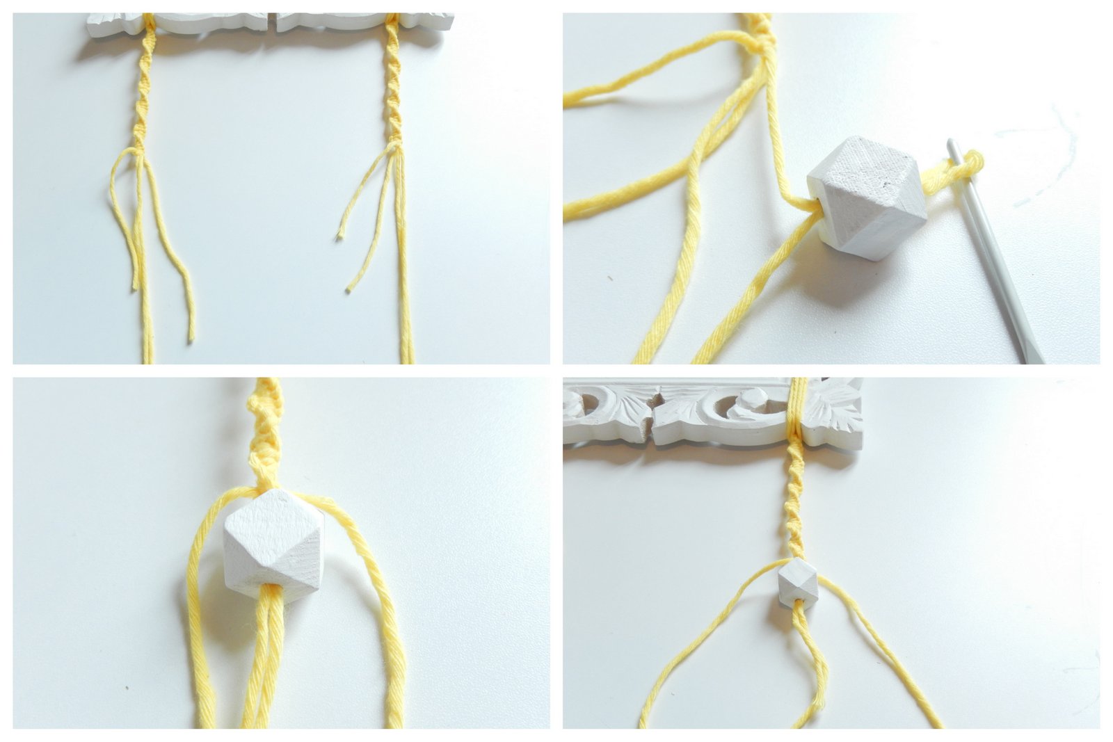 diy suspension macramé pour cadre 4