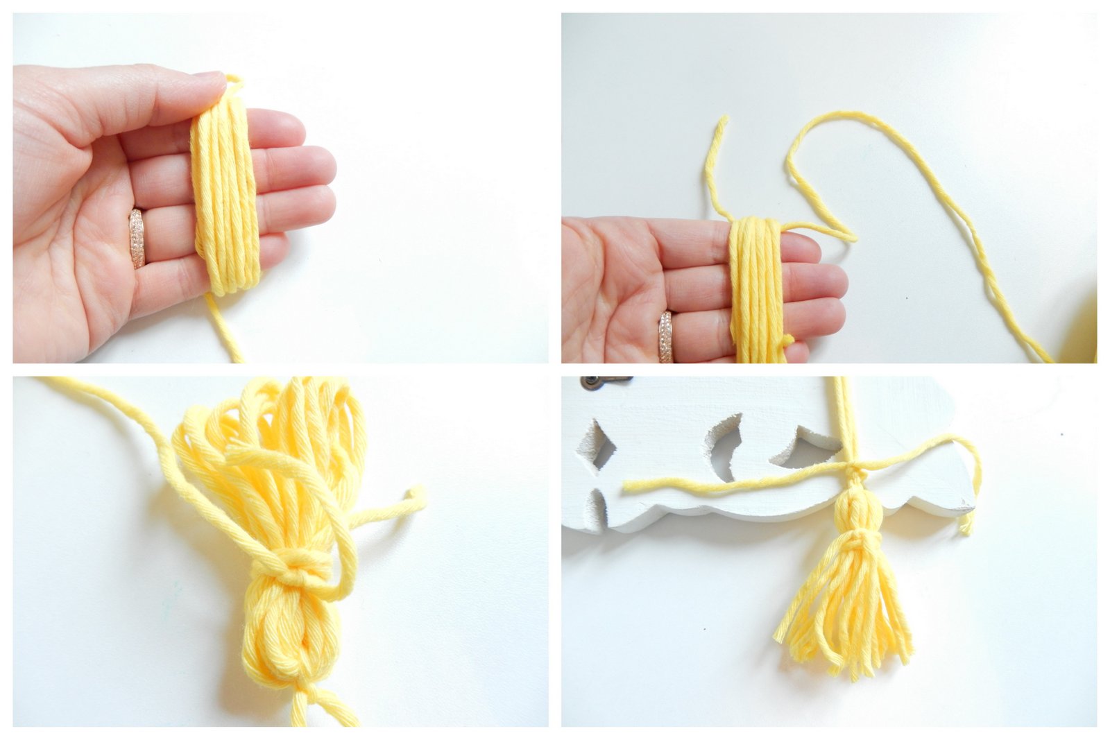 diy suspension macramé pour cadre 8