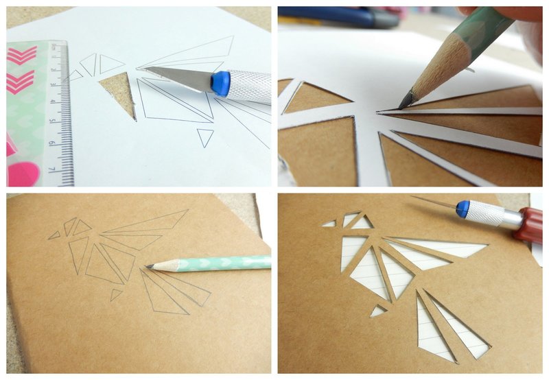 diy un carnet façon origami 