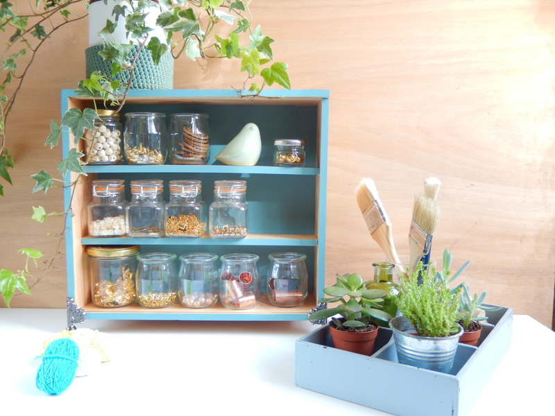 diy une etagere de rangement recup