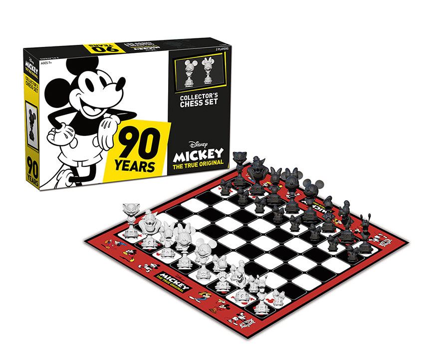 Jeu d'échecs - Mickey 90 Ans