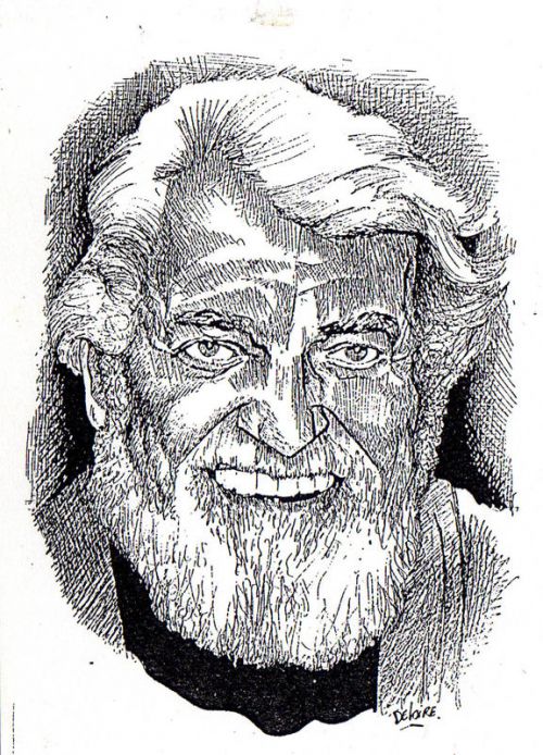 Portrait de Jean Marais (caricaturiste Deloire)