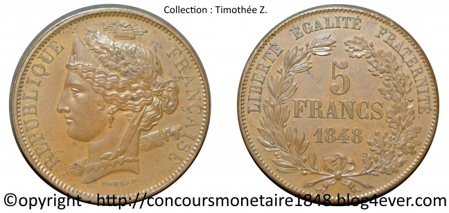 5 francs 1848 - Concours Domard - Cuivre.jpg
