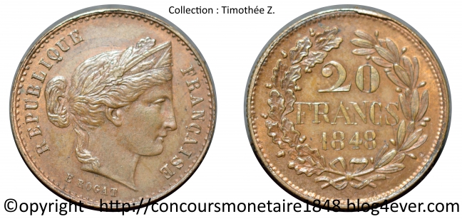 20 francs 1848 - Concours Rogat - Cuivre .jpg