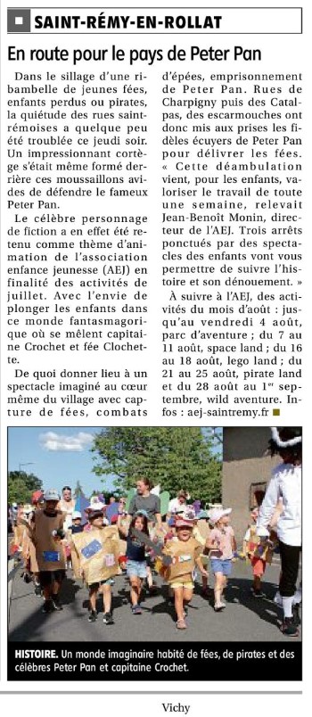 Article juillet 2023 - parade