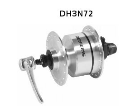 Le moyeu Shimano