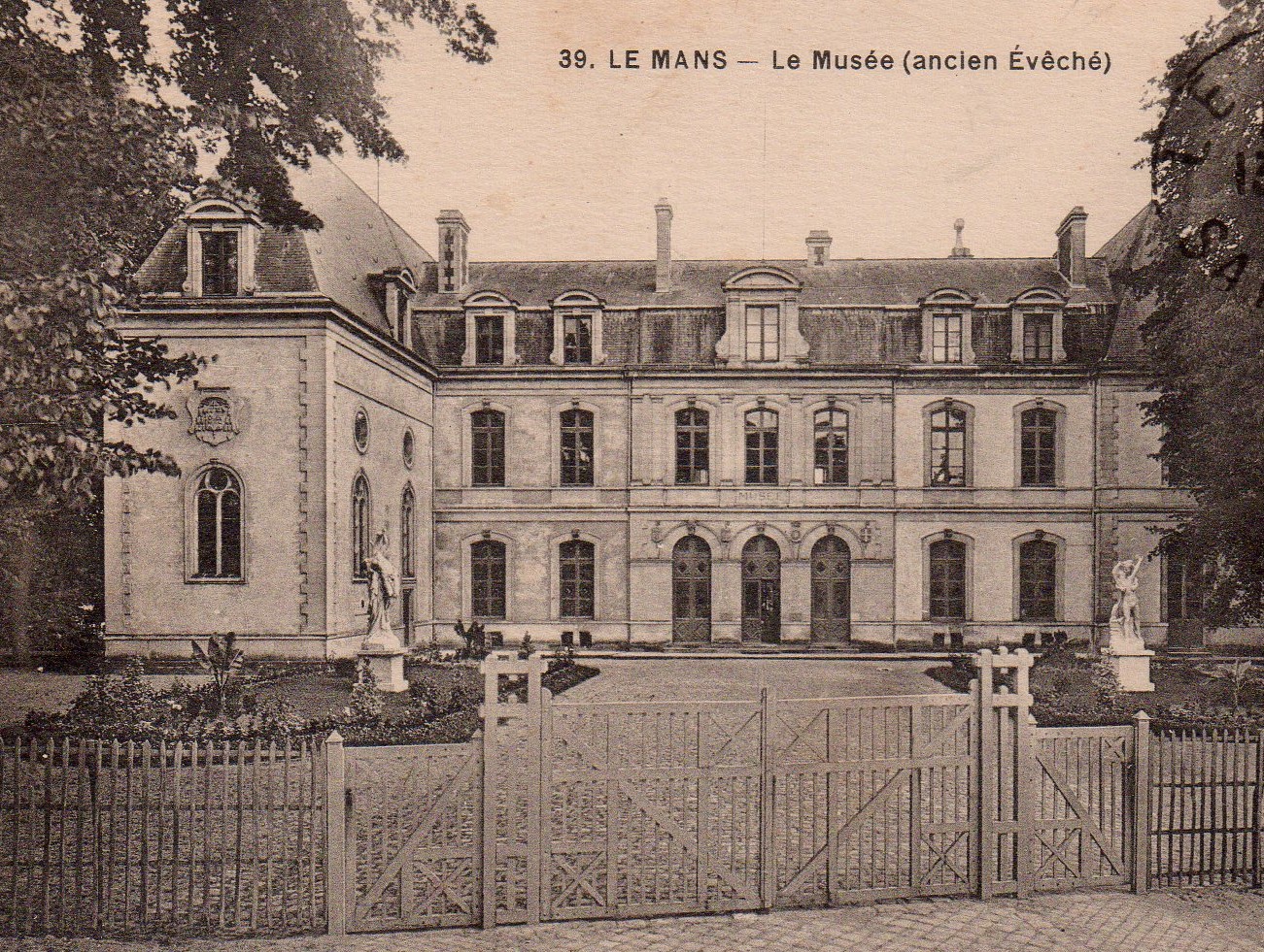 carte postale Musée Tessé