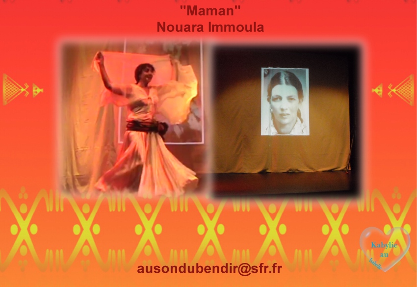 Spectacle Maman par Nouara Immoula