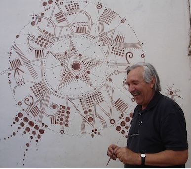 Denis Martinez et ses dessins festival Racont'arts Kabylie
