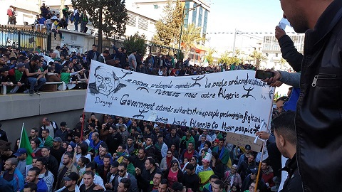 Manifestation Algérie contre le 5 ème mandat