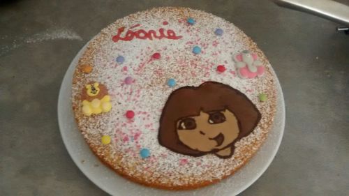 gâteau d?anniversaire Dora
