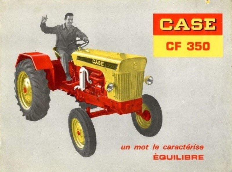 Tracteur CASE fabriqué à Vierzon