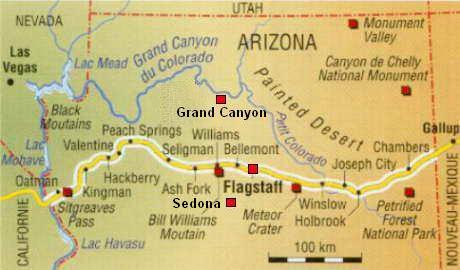 12eme Jour Flagstaff Az Grand Canyon Az Notre Grande Traversee Route 66