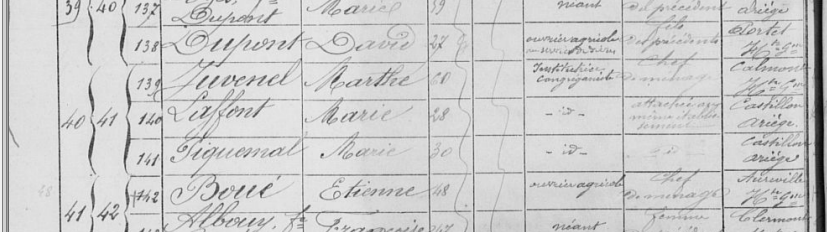 recensement 1896 La Croix Falgarde Tante Lorette 2.PNG