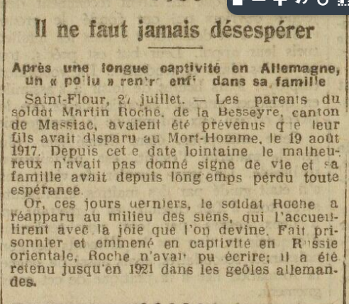 retour d'un prisonnier français 28-7-1921.png