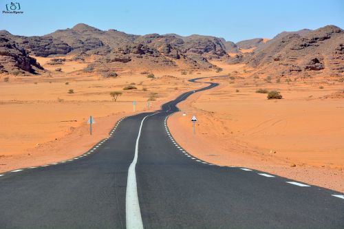 la route du desert