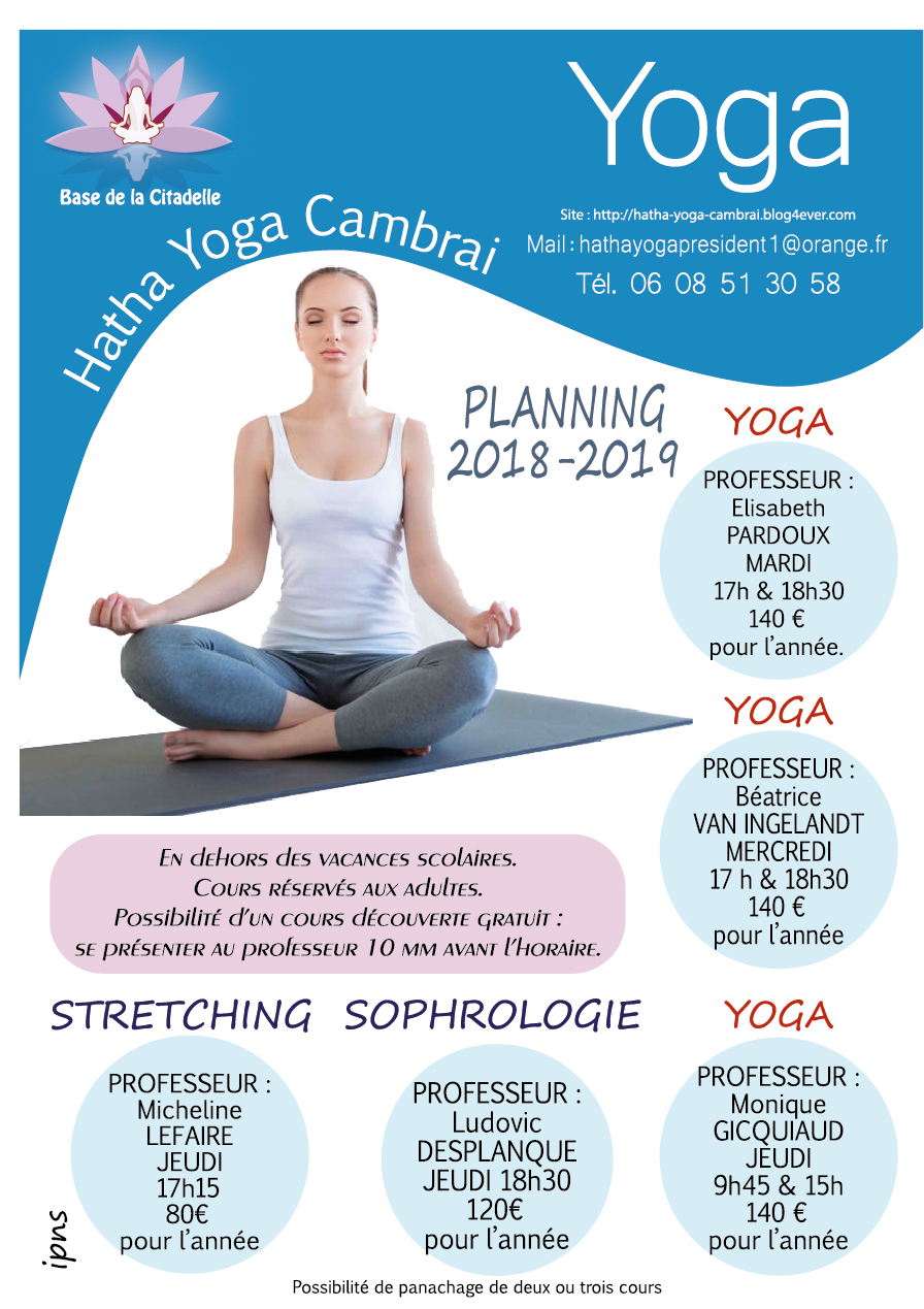  FLYER  HATHA YOGA  HATHA YOGA  DE CAMBRAI