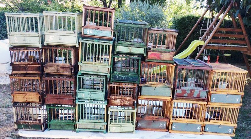 Cages à grives à vendre...