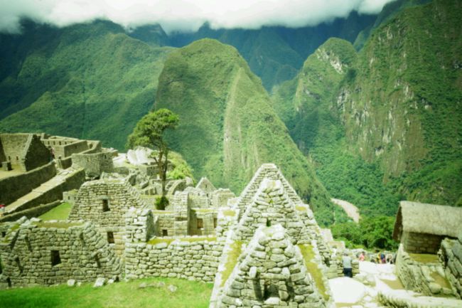 Quartiers résidentiels du Machu Picchu
