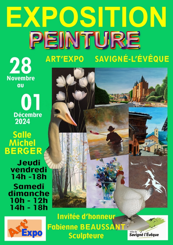 Affiche Expo Peinture 2024