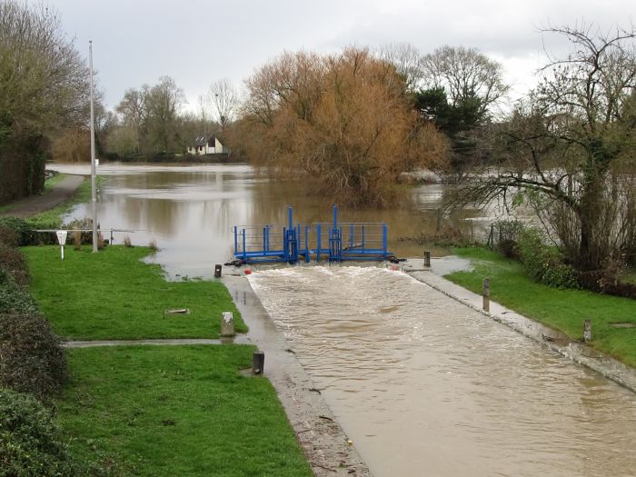 début 2014, inondation à Guipry.