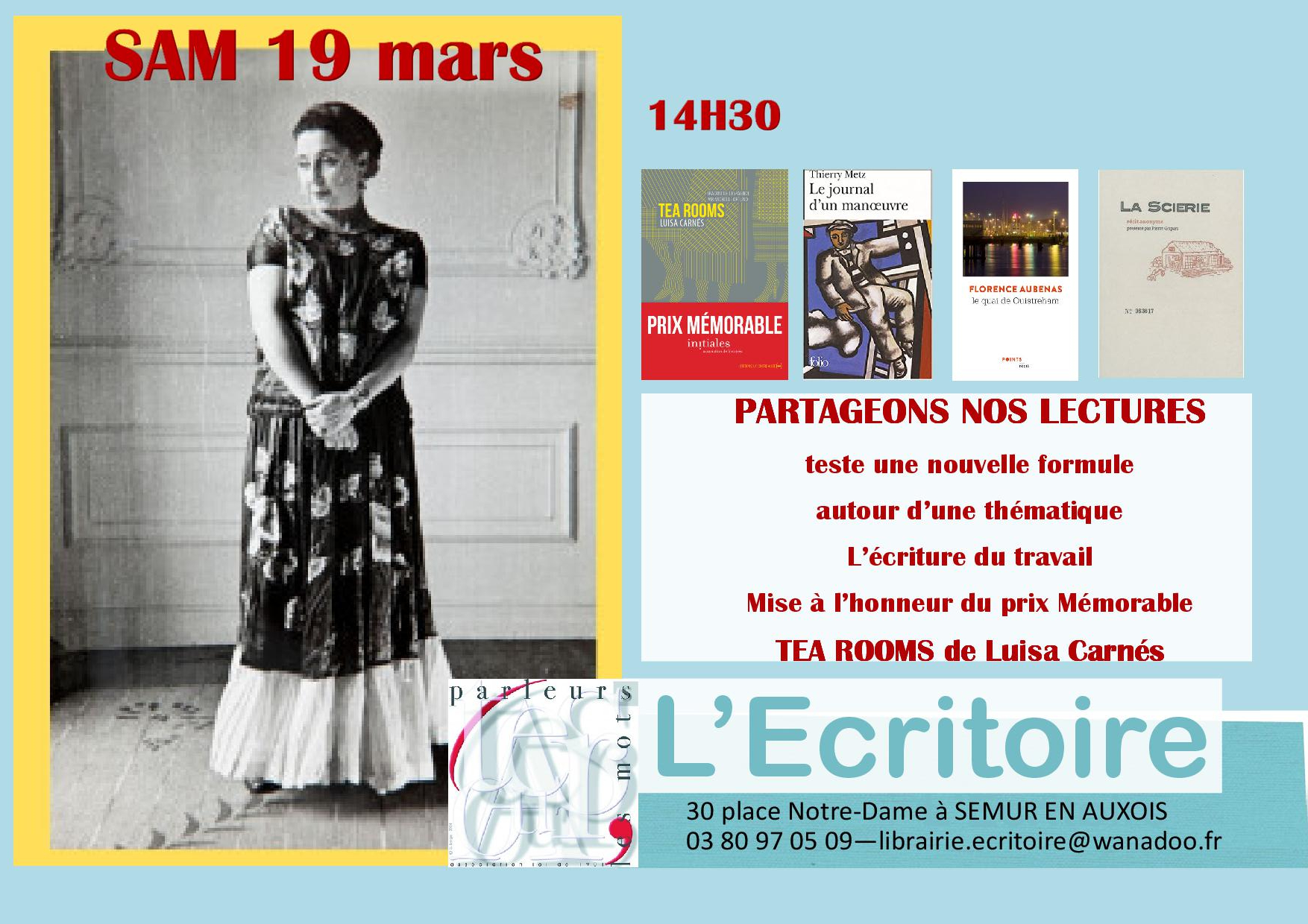 Partageons nos lectures 19 mars 2022