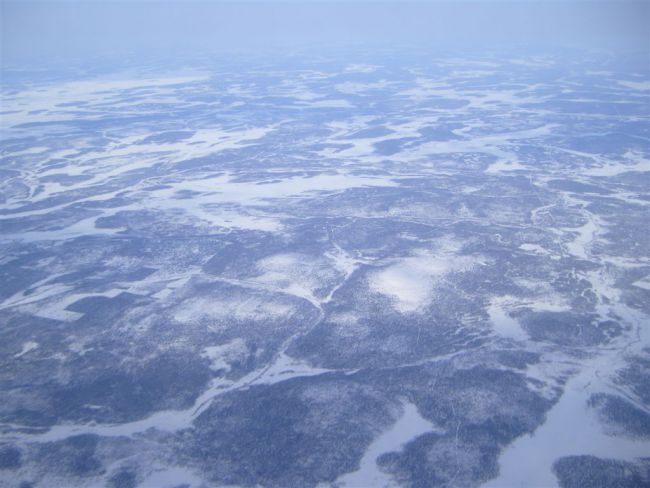 Survol de la Laponie finlandaise