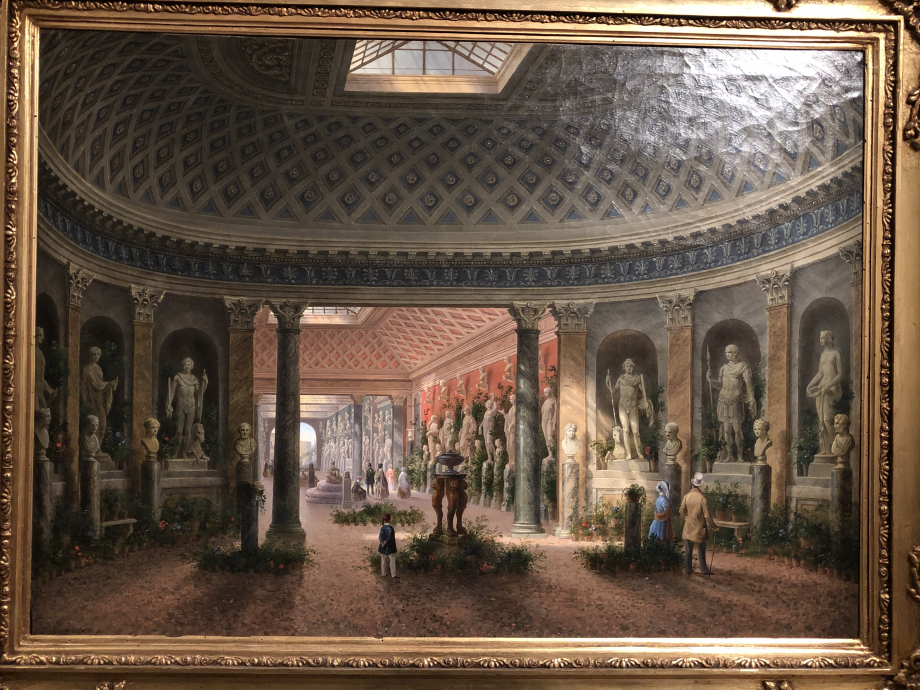La galerie des sculptures de la Villa Campana au Latran (vers 1847 1851)
On a ainsi un petit aperçu de la collection