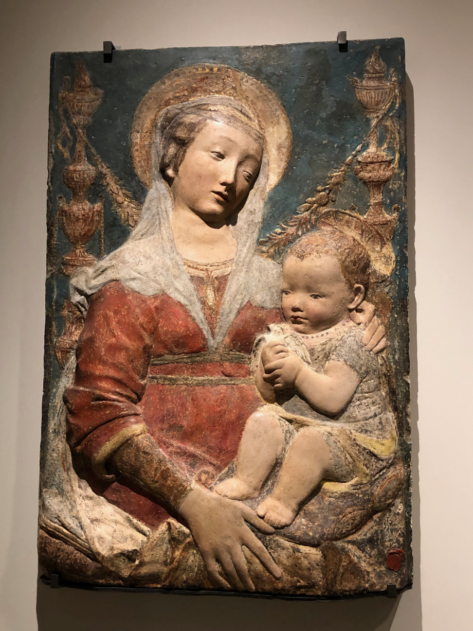 La Vierge et l'Enfant aux candélabres
seconde moitié du 15ème siècle
