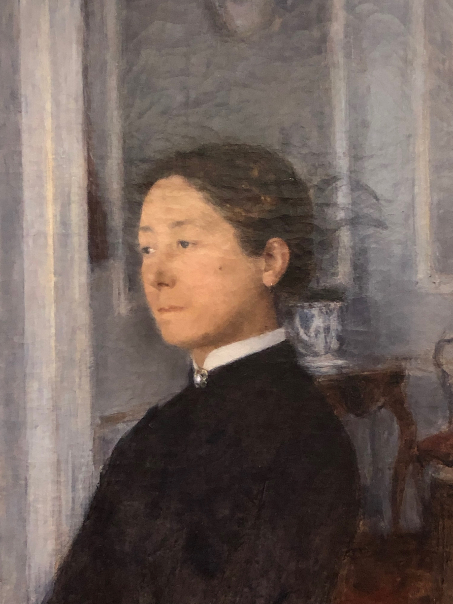Madame Edmond Khnopff - 1882
Il s'agit de la mère du peintre