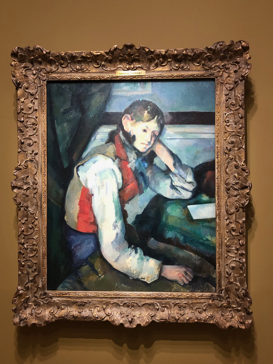 Paul Cézanne
Le Garçon au Gilet Rouge
1888/90